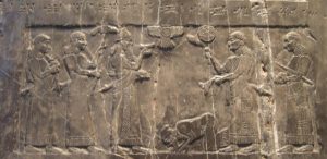 Bas-Relief of Assyrian Kings Assyrian Kings Inscription